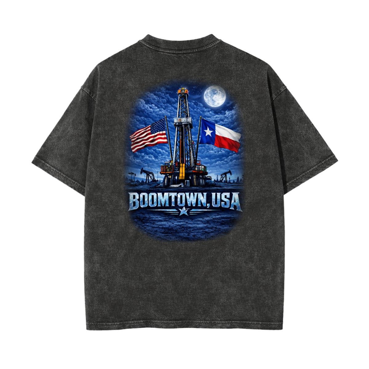 Boomtown USA Midnight T-Shirt - Cotton