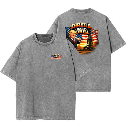 Drill Baby Drill Land T-Shirt - Cotton