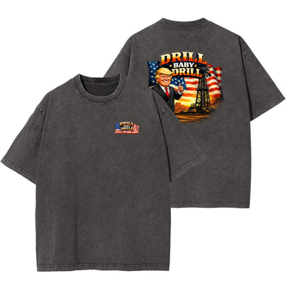 Drill Baby Drill Land T-Shirt - Cotton