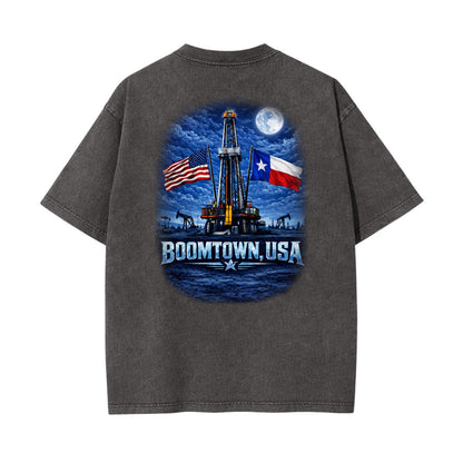Boomtown USA Midnight T-Shirt - Cotton