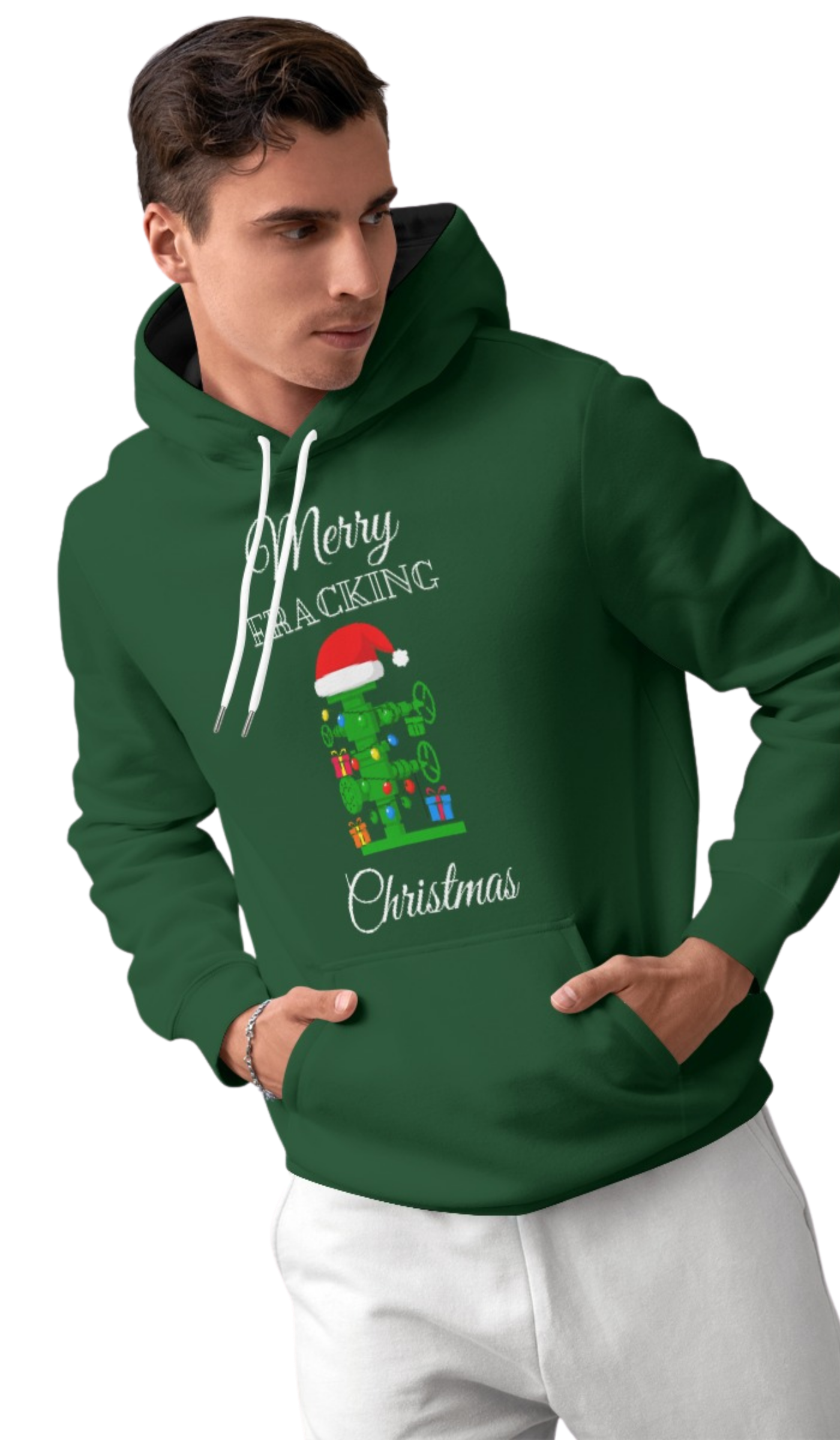 Merry Fracking Christmas Hoodie